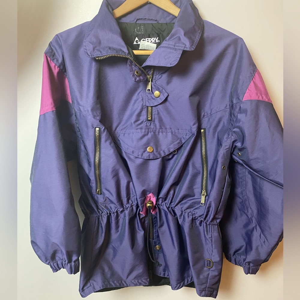 Gerry Vintage Windbreaker Jacket Purple